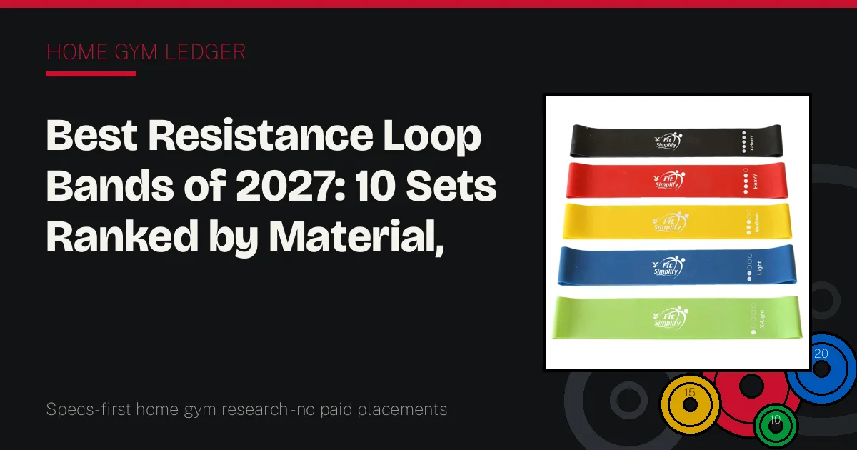 Best Resistance Loop Bands of 2027: 10 Sets Ranked by Material, Ladder, and Roll Behavior