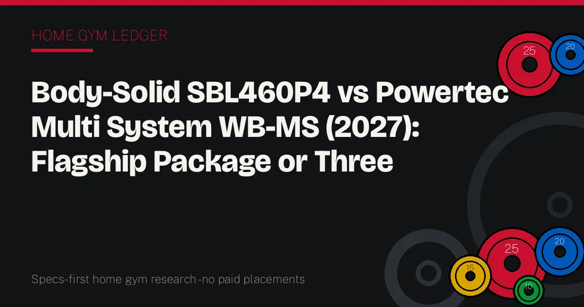 Body-Solid SBL460P4 vs Powertec Multi System WB-MS (2027): Flagship Package or Three Stations?