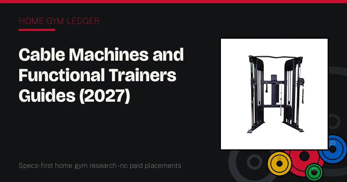 Cable Machines and Functional Trainers