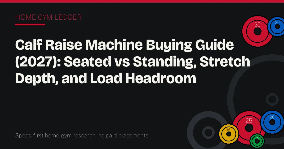 Calf Raise Machine Buying Guide (2027): Seated vs Standing, Stretch Depth, and Load Headroom
