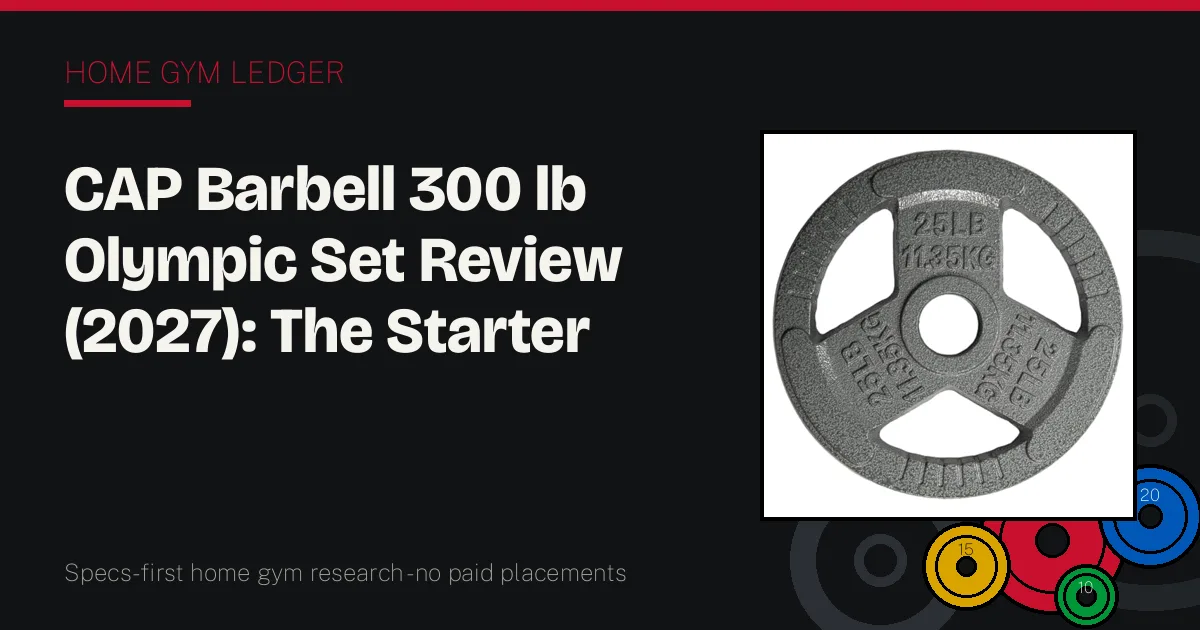 CAP Barbell 300 lb Olympic Set Review (2027): The Starter Bundle, Audited