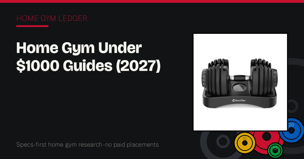 Home Gym Under $1000