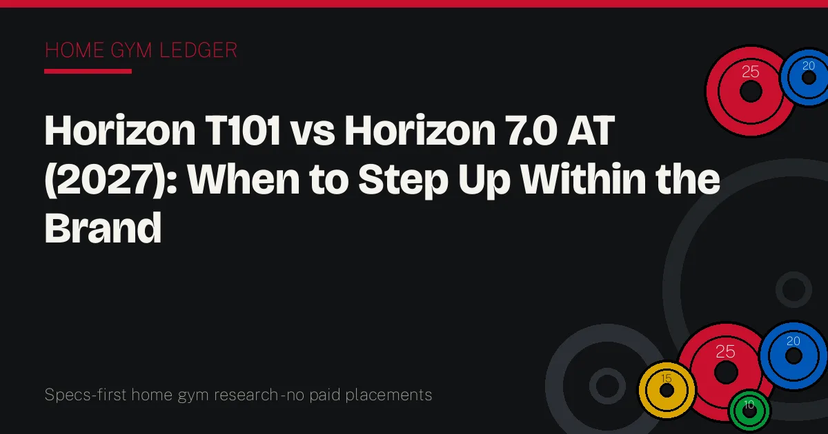 Horizon T101 vs Horizon 7.0 AT (2027): When to Step Up Within the Brand