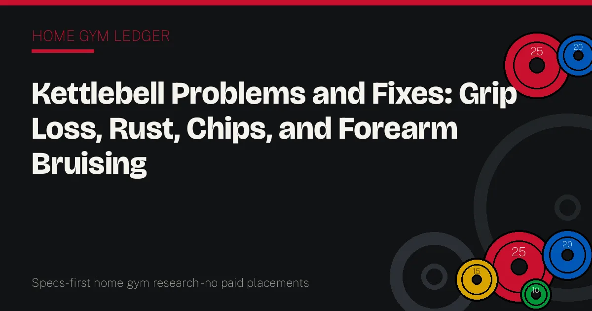Kettlebell Problems and Fixes: Grip Loss, Rust, Chips, and Forearm Bruising