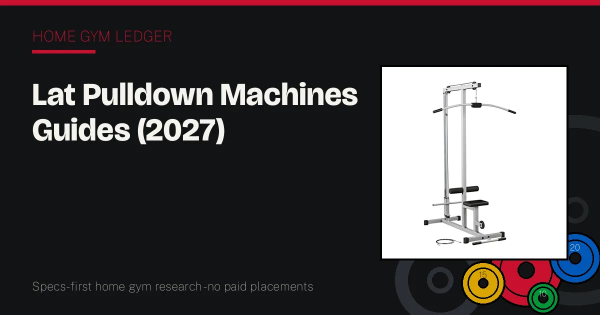 Lat Pulldown Machines