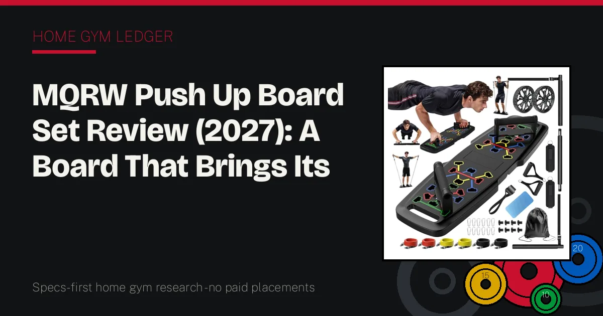 MQRW Push Up Board Set Review (2027): A Board That Brings Its Own Gym