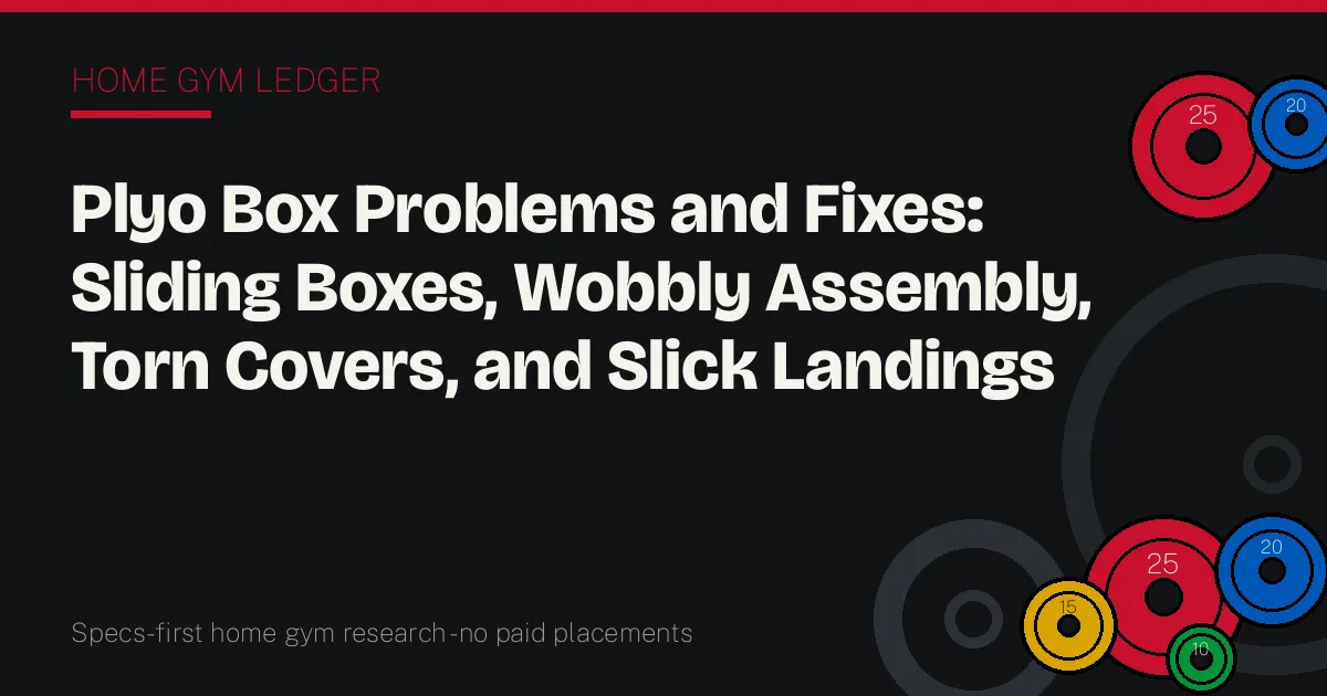 Plyo Box Problems and Fixes: Sliding Boxes, Wobbly Assembly, Torn Covers, and Slick Landings