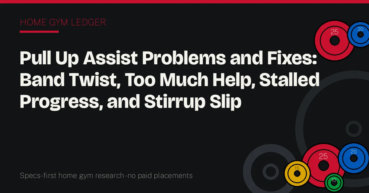 Pull Up Assist Problems and Fixes: Band Twist, Too Much Help, Stalled Progress, and Stirrup Slip