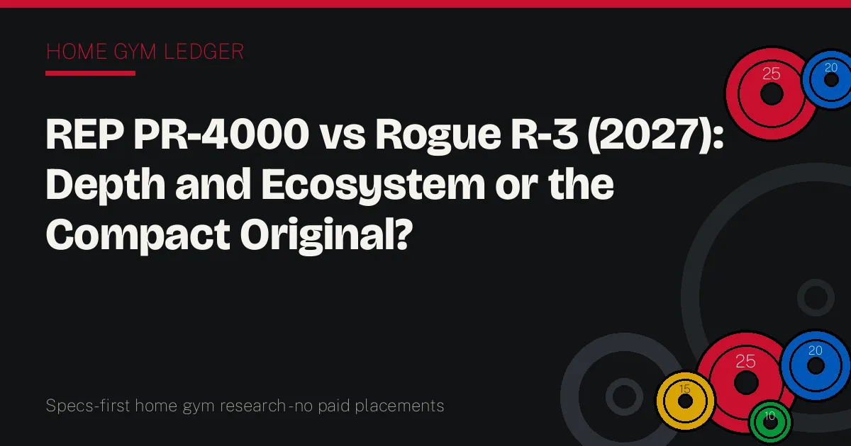 REP PR-4000 vs Rogue R-3 (2027): Depth and Ecosystem or the Compact Original?