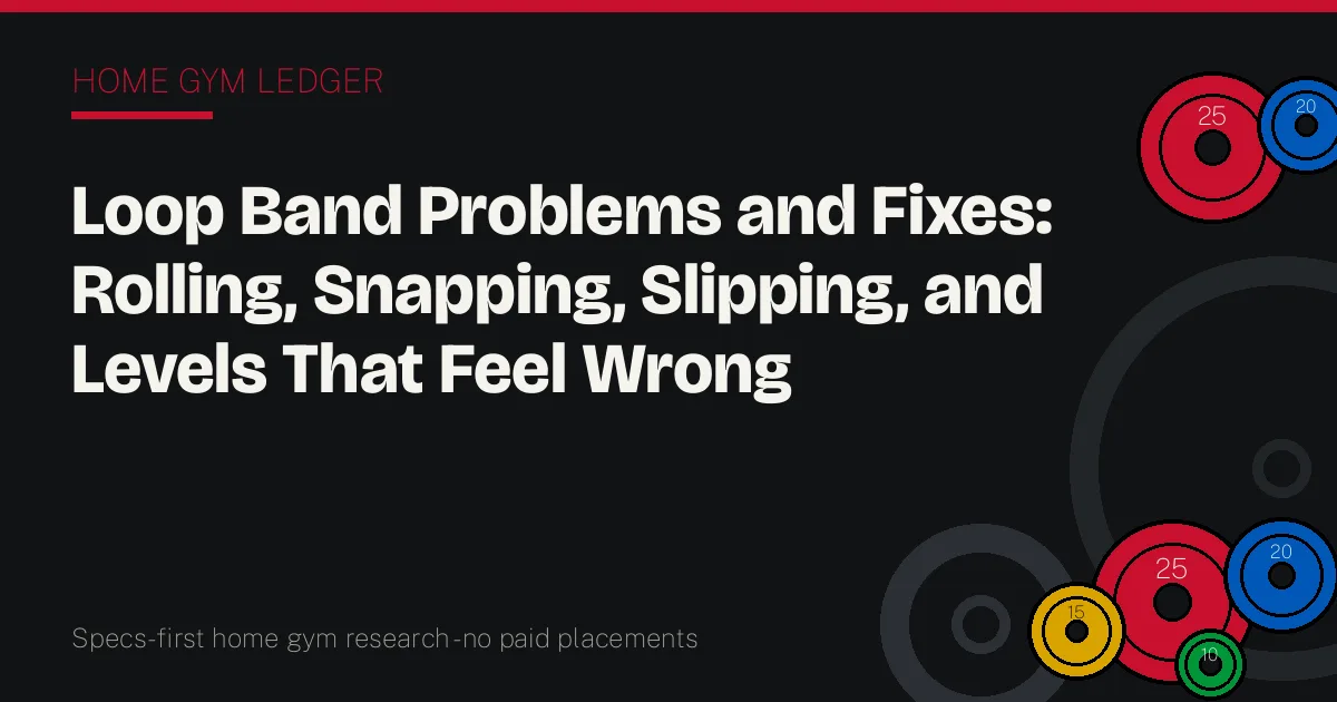 Loop Band Problems and Fixes: Rolling, Snapping, Slipping, and Levels That Feel Wrong
