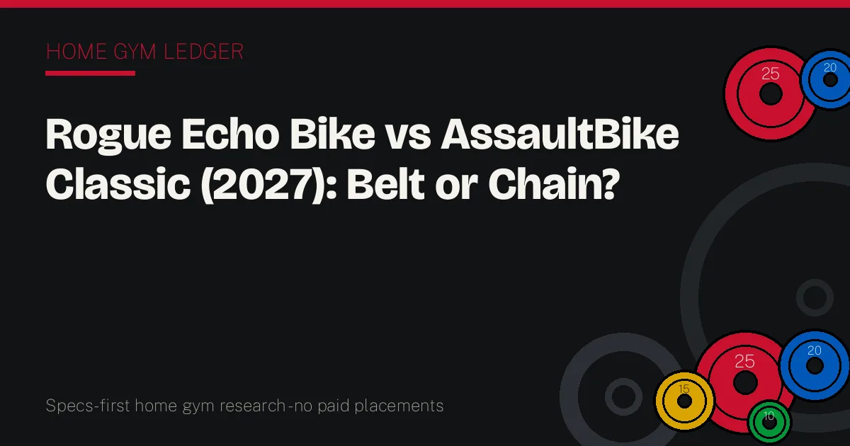Rogue Echo Bike vs AssaultBike Classic (2027): Belt or Chain?