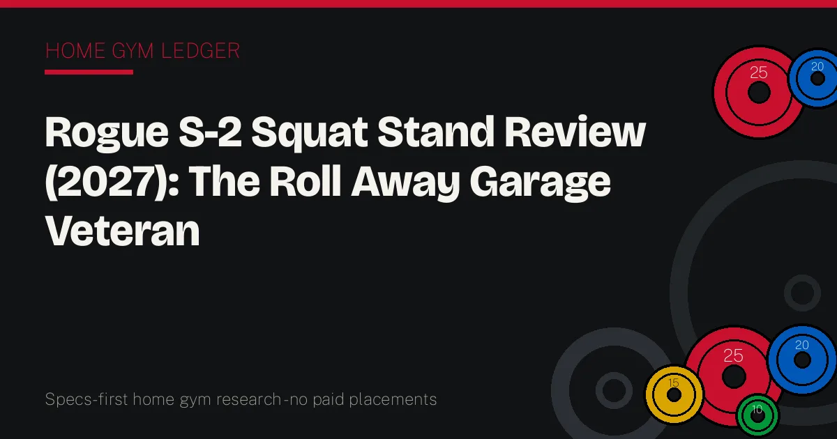 Rogue S-2 Squat Stand Review (2027): The Roll Away Garage Veteran