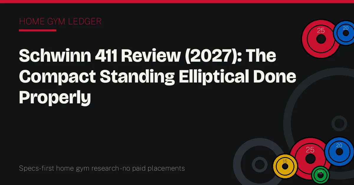 Schwinn 411 Review (2027): The Compact Standing Elliptical Done Properly