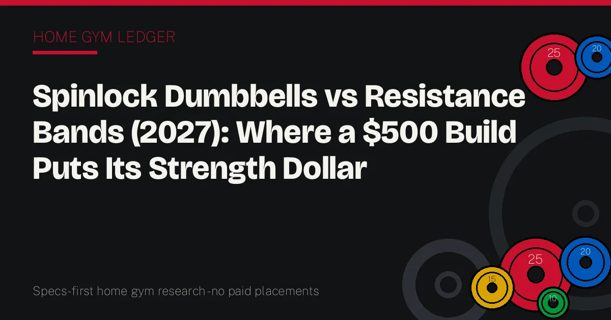 Spinlock Dumbbells vs Resistance Bands (2027): Where a $500 Build Puts Its Strength Dollar