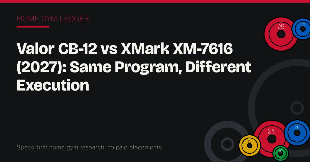 Valor CB-12 vs XMark XM-7616 (2027): Same Program, Different Execution
