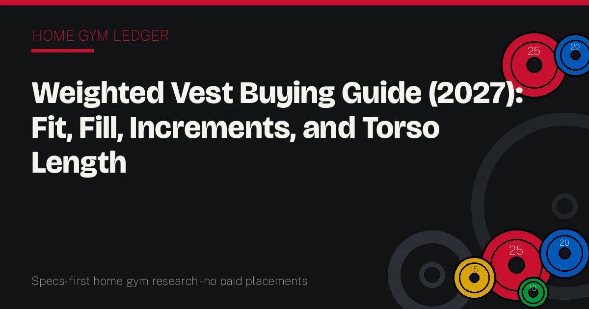 Weighted Vest Buying Guide (2027): Fit, Fill, Increments, and Torso Length